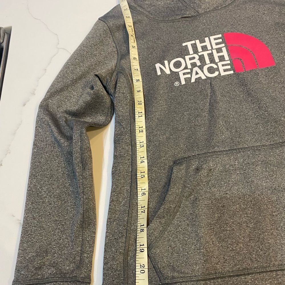 The North Face Women's Charcoal and Hot Pink Hoodie - Picture 2 of 7